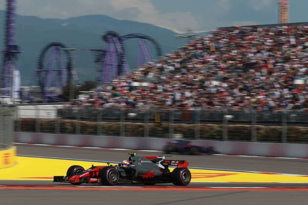 Motorsports: FIA Formula One World Championship WM Weltmeisterschaft 2017, Grand Prix of Russia, 20 Kevin Magnussen (FIN, Haas F1 Team) Sotschi Russia xHOCHxZWEIx