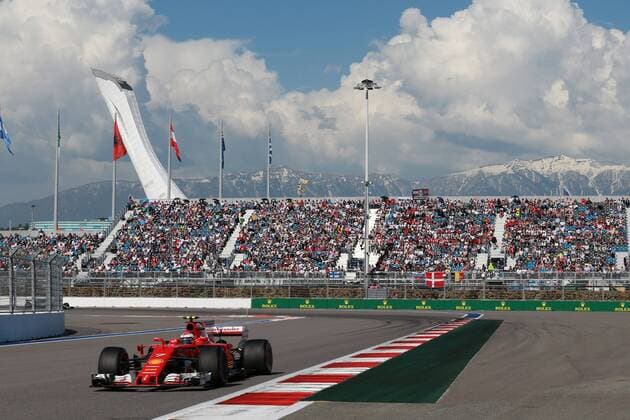 Motorsports: FIA Formula One World Championship WM Weltmeisterschaft 2017, Grand Prix of Russia, 7 Kimi Raikkonen (FIN, Scuderia Ferrari), Sotschi Russia xHOCHxZWEIx