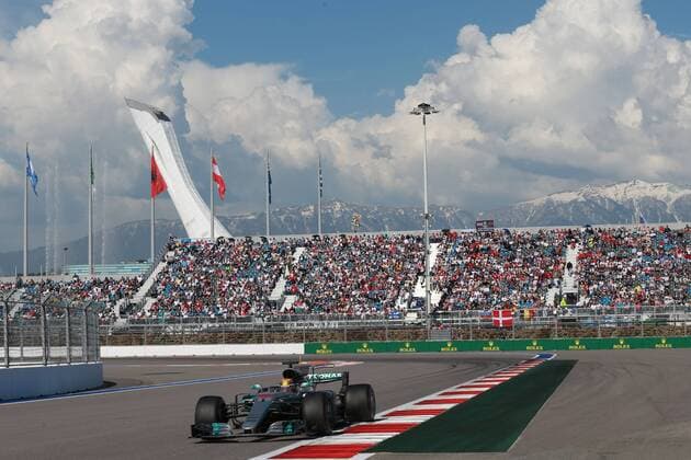 Motorsports: FIA Formula One World Championship WM Weltmeisterschaft 2017, Grand Prix of Russia, 44 Lewis Hamilton (GBR, Mercedes AMG Petronas F1 Team), Sotschi Russia xHOCHxZWEIx