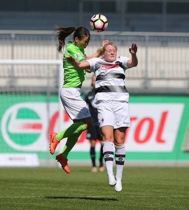 VfL vs Mgladbach, Frauen Wolfsburg, Deutschland. 30.04.2017, FUßBALL - VfL Wolfsburg vs Borussia Mönchengladbach, 1. Allianz Frauen Bundesliga, Saison 2016-17. Bild zeigt: Sara Björk Gunnarsdottir (VfL Wolfsburg) Wolfsburg