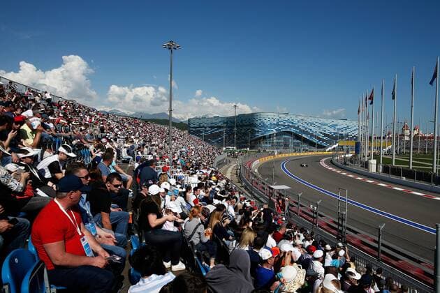 Fans, formula 1 GP, Russian in Sochi, 30.04.2017 Photo:mspb Vladislav Larkin Fans, formula 1 GP, Russian