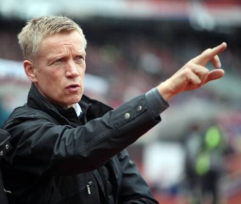 1. FC Nürnberg - VfB Stuttgart Deutschland, Nürnberg, 29.04.2017, Fussball, 2. Bundesliga, Saison 2016 2017, 31. Spieltag, 1. FC Nürnberg - VfB Stuttgart: Jan Schindelmeiser (Vorstand VfB Stuttgart).