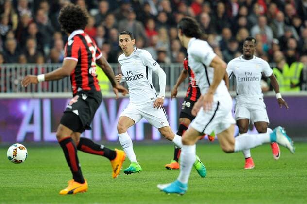 11 ANGEL DI MARIA (psg) FOOTBALL : Nice vs Paris SG - Ligue 1 - 30 04 2017 FEP Panoramic 