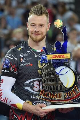 Volleyball, CL, Final Four, Zenit Kasan - Colussi Perugia Ivan Zaytsev Perugia Roma 29-04-2017 PalaLottomatica DHL 2017 CEV Volleyball Champions League, Final Four - Men Final - gold medal Zenit Kazan - Sir Sicoma Colussi Perugia Foto Antonietta Baldassarre Insidefoto AntoxBaldassarre