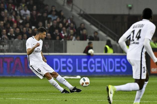 Thiago Motta (Paris Saint Germain) FOOTBALL : OGC Nice vs Paris SG - Ligue 1 - 30 04 2017 NorbertScanella Panoramic 