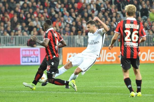 08 THIAGO MOTTA (psg) FOOTBALL : Nice vs Paris SG - Ligue 1 - 30 04 2017 FEP Panoramic 