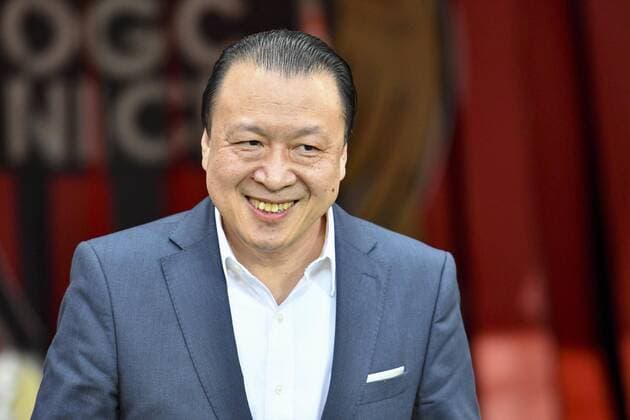 Chien Lee (president du Conseil de surveillance de l OGC Nice) FOOTBALL : OGC Nice vs Paris SG - Ligue 1 - 30 04 2017 NorbertScanella Panoramic 