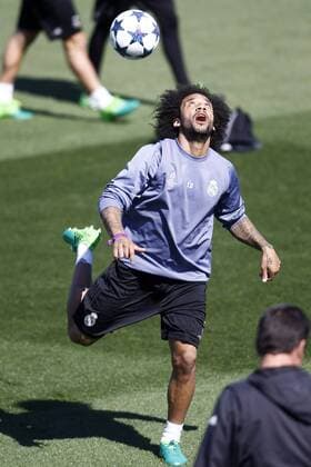 Real Madrid s Marcelo Vieira during training session. May 1,2017.  (2017050130)