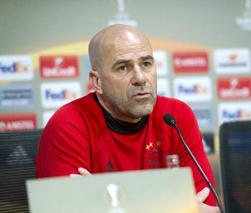 02-05-2017 VOETBAL: PERSCONFERENTIE AJAX: AMSTERDAM Coach Peter Bosz (Ajax) Foto: SCS Michel Utrecht xVIxxIVx 7708192