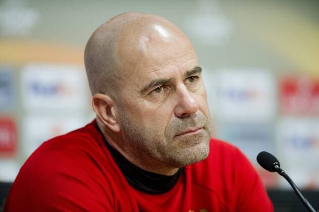 02-05-2017 VOETBAL: PERSCONFERENTIE AJAX: AMSTERDAM Coach Peter Bosz (Ajax) Foto: SCS Michel Utrecht xVIxxIVx 7708206