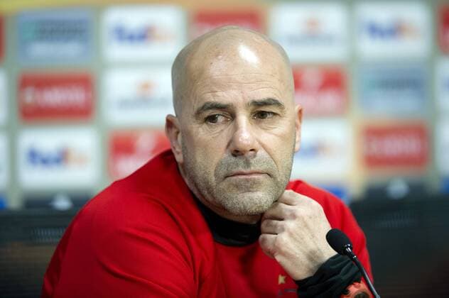 02-05-2017 VOETBAL: PERSCONFERENTIE AJAX: AMSTERDAM Coach Peter Bosz (Ajax) Foto: SCS Michel Utrecht xVIxxIVx 7708226