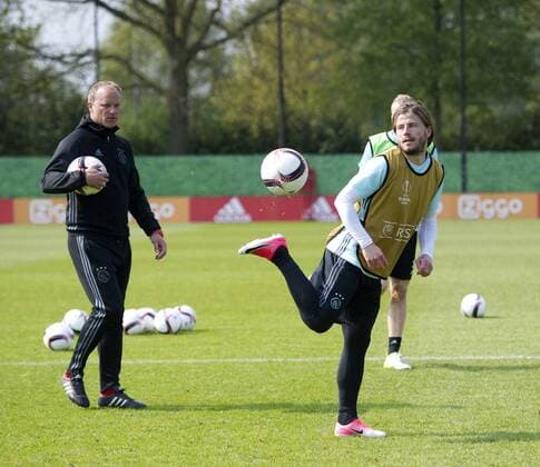 02-05-2017 VOETBAL: TRAINING AJAX: AMSTERDAM Lasse Schone (Ajax) Foto: SCS Michel Utrecht xVIxxIVx 7711859