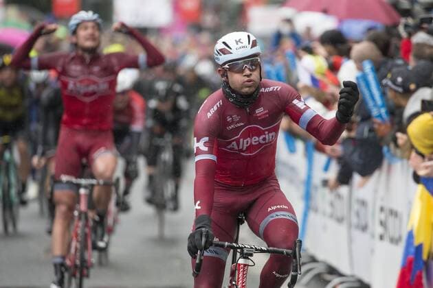 Zieleinlauf: Sieger KRISTOFF Alexander, TEAM KATUSHA ALPECIN, 1 vor ZABEL Rick, TEAM KATUSHA ALPECIN, 8 Frankfurt Copyright: xRoskaritzx Eibner-Pressefotox EP_kes_rrz