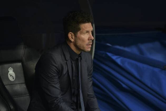MADRID, ESPANA - 02 MAY of 2017: Simeone of Atletico de Madrid during the match of Champions League between Real Madrid and Atletico de Madrid in Stadium Santiago Bernabeu (Madrid). (Isa Saiz Cordon Press).  xIsaxSaizx xx