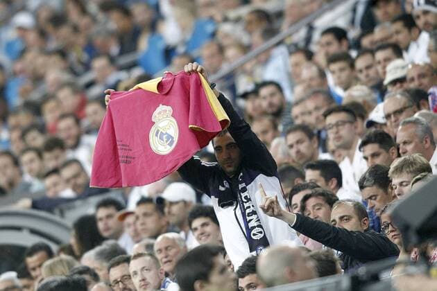 Real Madrid s supporters during Champions League 2016 2017 Semi-finals 1st leg match. May 2,2017.  (20170502135)