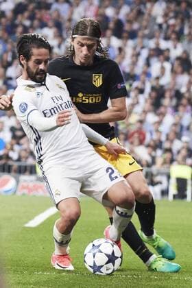 May 2, 2017 - Madrid, Spain - Isco (midfielder; Real Madrid) watched the Champions League, semifinal match between Real Madrid and Atletico de Madrid at Santiago Bernabeu Stadium on May 2, 2017 in Madrid, Spain Spanish Royals attends Real Madrid and Atletico de Madrid Champions League  - ZUMAg15_ 20170502_zaf_g15_038 Copyright: xJackxAbuinx