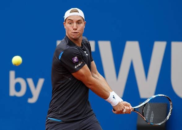 JAN-LENNARD STRUFF (GER) Tennis - BMW Open2017 - ATP Tennis Herren - MTTC Iphitos - Munich - - Germany - 3 May 2017. Juergen Hasenkopf