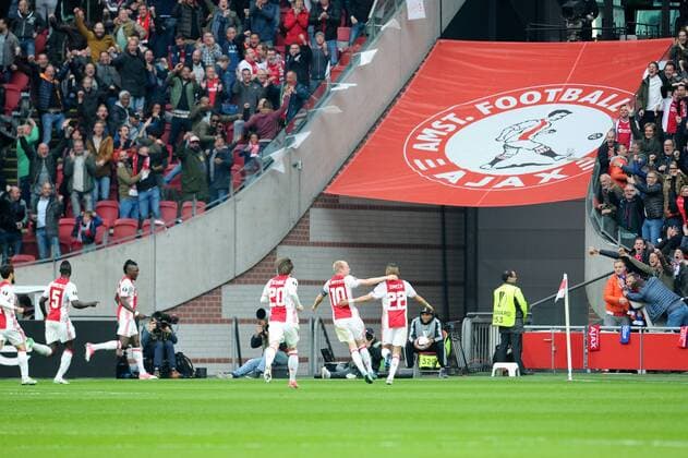 EQUIPE DE FOOTBALL D AMSTERDAM - JOIE FOOTBALL : Ajax Amsterdam vs Lyon - Europa League - 1 2 Finale - 03 05 2017 FEP Panoramic 