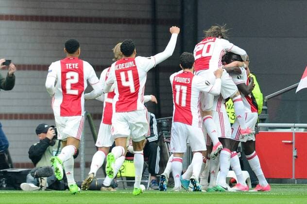 EQUIPE DE FOOTBALL D AMSTERDAM - JOIE FOOTBALL : Ajax Amsterdam vs Lyon - Europa League - 1 2 Finale - 03 05 2017 FEP Panoramic 