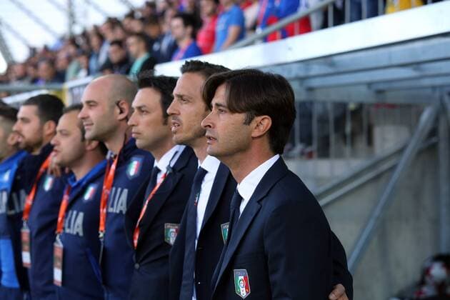 European Football Championship U17 U 17 Group A, Round 1, Croatia - Italy 03.05.2017., HNK Rijeka Stadium, Rijeka, Croatia - European Football Championship U17, Group A, Round 1, Croatia - Italy. Emiliano Bigica.  GoranxKovacic PIXSELL