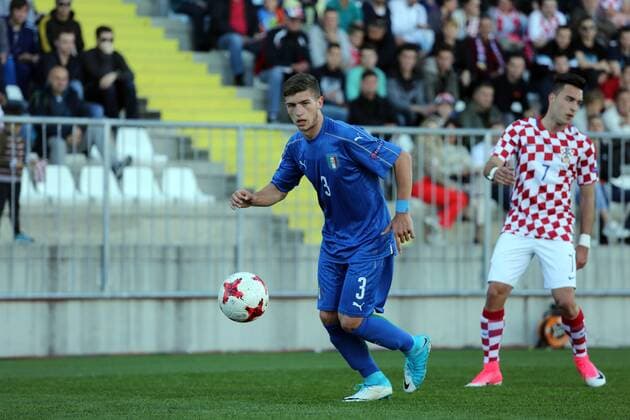 European Football Championship U17 U 17 Group A, Round 1, Croatia - Italy 03.05.2017., HNK Rijeka Stadium, Rijeka, Croatia - European Football Championship U17, Group A, Round 1, Croatia - Italy. Axel Campeol.  GoranxKovacic PIXSELL
