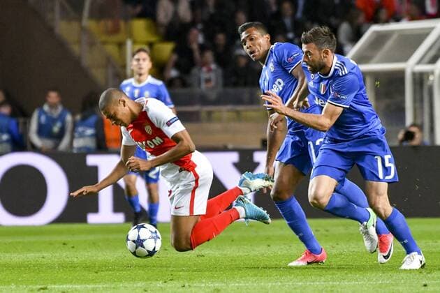 Kylian Mbappe Lottin (AS Monaco) FOOTBALL : AS Monaco vs Juventus de Turin - Ligue des champions - 1 2 finale - 03 05 2017 NorbertScanella Panoramic 