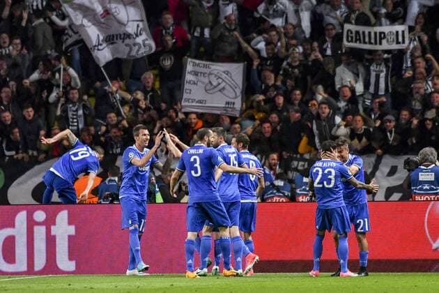 joie - Juventus FOOTBALL : AS Monaco vs Juventus de Turin - Ligue des champions - 1 2 finale - 03 05 2017 NorbertScanella Panoramic 