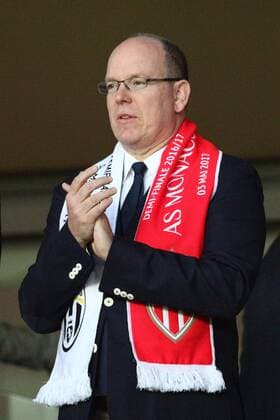 May 3, 2017 - Monaco, Monaco - Prince Alberto during the Uefa Champions League semi finals football match MONACO - JUVENTUS on 03 05 2017 at the Stade Louis II in Monaco, Monaco. AS Monaco v Juventus - UEFA Champions League Semi Final: First Leg  - ZUMAn230 20170503_zaa_n230_249 Copyright: xMatteoxBottanellix