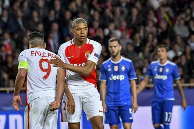 Kylian Mbappe Lottin (AS Monaco) FOOTBALL : AS Monaco vs Juventus de Turin - Ligue des champions - 1 2 finale - 03 05 2017 NorbertScanella Panoramic 
