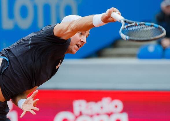 JAN-LENNARD STRUFF (GER) Tennis - BMW Open2017 - ATP Tennis Herren - MTTC Iphitos - Munich - - Germany - 3 May 2017. Juergen Hasenkopf