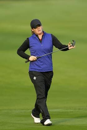 US golfer Katie Burnett competes during the first round of the Ladies Professional Golf Association LPGA Golf Damen Lorena Ochoa Match Play at the Golf Club of Mexico in Mexico City, 04 May 2017. LORENA OCHOA MATCH PLAY GOLF TOURNAMENT IN MEXICO !ACHTUNG: NUR REDAKTIONELLE NUTZUNG!  Copyright: xJoséxMéndezx CMX001 20170504-636295299133469145