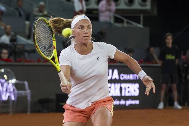 Svetlana Kuznetsova during the match of the Charity day previus at Madrid Open Tenis 2017in Madrid, Spain. May 04, 2017.  (20170504016)