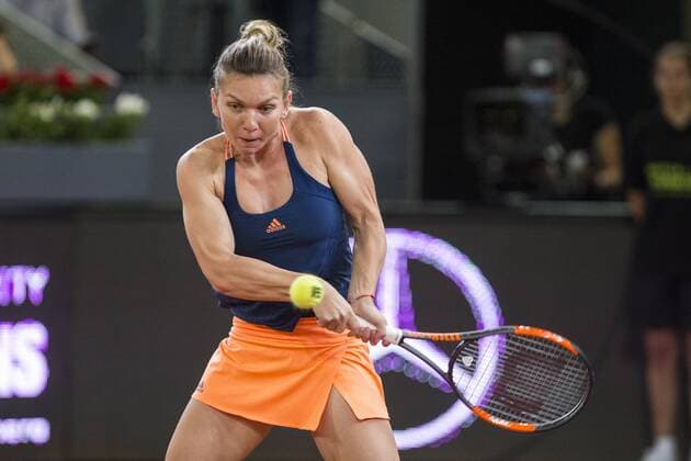 Simona Halep during the match of the Charity day previus at Madrid Open Tenis 2017in Madrid, Spain. May 04, 2017.  (20170504033)