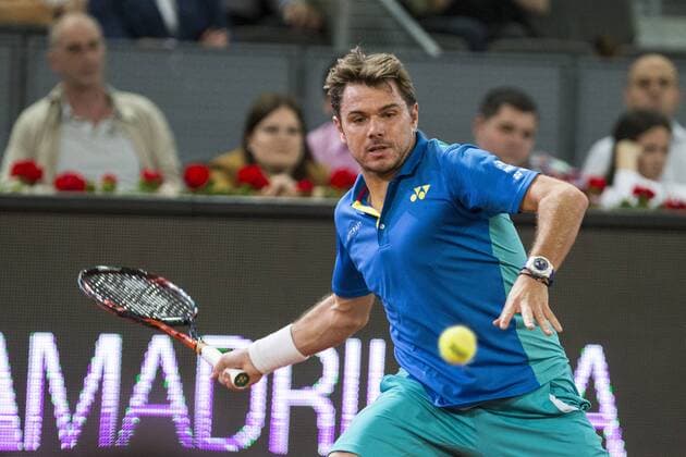 Stan Wawrinka during the match of the Charity day previus at Madrid Open Tenis 2017in Madrid, Spain. May 04, 2017.  (20170504058)