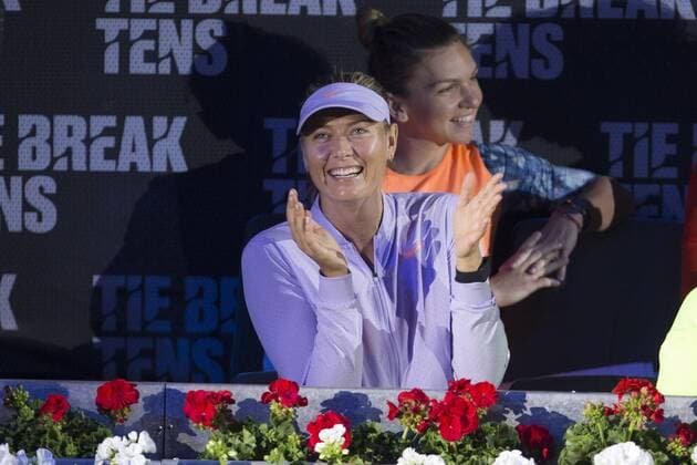 Maria Sharapova during the match of the Charity day previus at Madrid Open Tenis 2017in Madrid, Spain. May 04, 2017.  (20170504008)