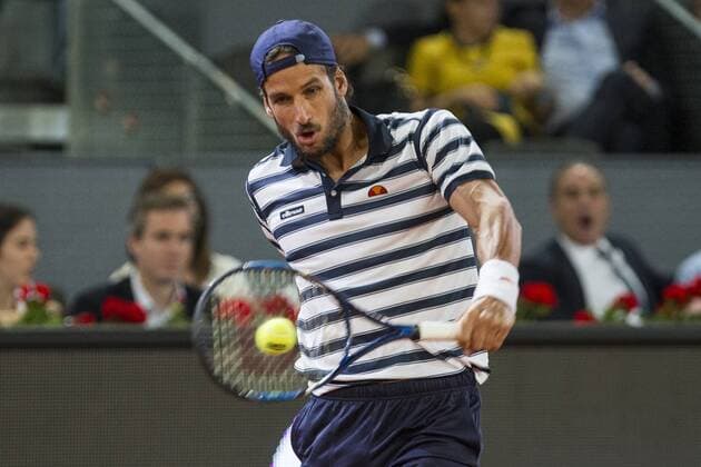 Feliciano Lopez during the match of the Charity day previus at Madrid Open Tenis 2017in Madrid, Spain. May 04, 2017.  (20170504052)