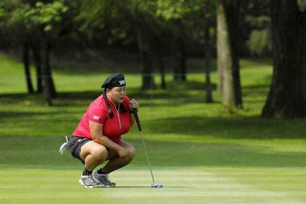 US golfer Christina Kim competes during the first round of the Ladies Professional Golf Association LPGA Golf Damen Lorena Ochoa Match Play at the Golf Club of Mexico in Mexico City, 04 May 2017. LORENA OCHOA MATCH PLAY GOLF TOURNAMENT IN MEXICO !ACHTUNG: NUR REDAKTIONELLE NUTZUNG!  Copyright: xJoséxMéndezx CMX001 20170504-636295368110918863