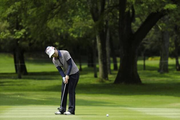 Japanese golfer Ayako Uehara competes during the first round of the Ladies Professional Golf Association LPGA Golf Damen Lorena Ochoa Match Play at the Golf Club of Mexico in Mexico City, 04 May 2017. LORENA OCHOA MATCH PLAY GOLF TOURNAMENT IN MEXICO !ACHTUNG: NUR REDAKTIONELLE NUTZUNG!  Copyright: xJoséxMéndezx CMX001 20170504-636295376011008011