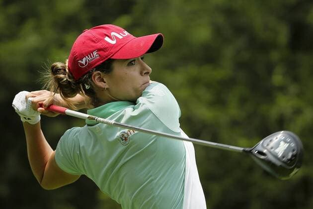 Mexican golfer Gaby Lopez competes during the first round of the Ladies Professional Golf Association LPGA Golf Damen Lorena Ochoa Match Play at the Golf Club of Mexico in Mexico City, 04 May 2017. LORENA OCHOA MATCH PLAY GOLF TOURNAMENT IN MEXICO !ACHTUNG: NUR REDAKTIONELLE NUTZUNG!  Copyright: xJoséxMéndezx CMX001 20170505-636295406473836278