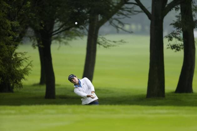 CORRECTION Spanish golfer Carlota Ciganda competes during the second round of the LPGA Golf Damen Lorena Ochoa Match Play Tournament at Mexico s Golf Club in Mexico City, Mexico, 05 May 2017. LORENA OCHOA MATCH PLAY TOURNAMENT IN MEXICO !ACHTUNG: NUR REDAKTIONELLE NUTZUNG!  Copyright: xJoséxMéndezx MEX001 20170505-636296097335461235