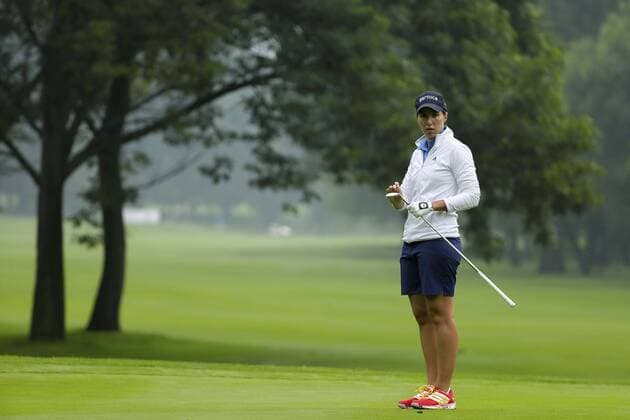 CORRECTION Spanish golfer Carlota Ciganda competes during the second round of the LPGA Golf Damen Lorena Ochoa Match Play Tournament at Mexico s Golf Club in Mexico City, Mexico, 05 May 2017. LORENA OCHOA MATCH PLAY TOURNAMENT IN MEXICO !ACHTUNG: NUR REDAKTIONELLE NUTZUNG!  Copyright: xJoséxMéndezx MEX001 20170505-636296097953369313