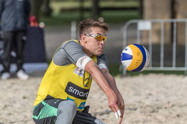 smart Beach Tour 2017 - Super Cup Muenster, 06.05.2017 David Poniewaz (USC Muenster); smart Beach Tour 2017 - Super Cup Muenster am 06.05.2017, Muenster. xPWx