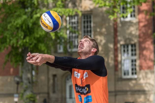 smart Beach Tour 2017 - Super Cup Muenster, 06.05.2017 Alexander Walkenhorst (DJK TuSA 06 Duesseldorf); smart Beach Tour 2017 - Super Cup Muenster am 06.05.2017, Muenster. xPWx