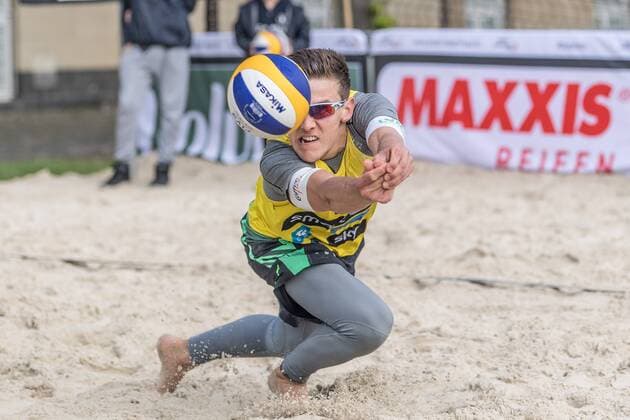 smart Beach Tour 2017 - Super Cup Muenster, 06.05.2017 David Poniewaz (USC Muenster); smart Beach Tour 2017 - Super Cup Muenster am 06.05.2017, Muenster. xPWx