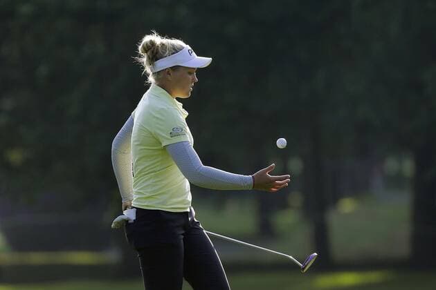 Canadia golfer Brooke Henderson competes in the third round of LPGA Golf Damen Lorena Ochoa Match Play golf tournament at Mexico Golf Club in Mexico City, Mexico, 06 May 2017. LORENA OCHOA MATCH PLAY !ACHTUNG: NUR REDAKTIONELLE NUTZUNG!  Copyright: xJosexMendezx 20170506-636296895098910238
