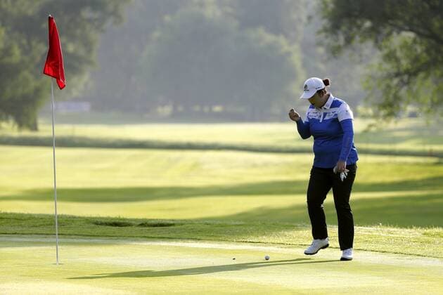 Chinese golfer Shanshan Feng competes in the third round of LPGA Golf Damen Lorena Ochoa Match Play golf tournament at Mexico Golf Club in Mexico City, Mexico, 06 May 2017. LORENA OCHOA MATCH PLAY !ACHTUNG: NUR REDAKTIONELLE NUTZUNG!  Copyright: xJosexMendezx 20170506-636296895128547958