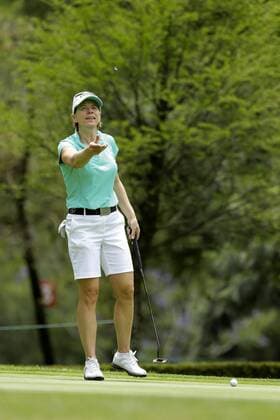 Sweden s Annika Sorenstam in action during the Hall of Fame members competition at the third day of the LPGA Golf Damen s Lorena Ochoa Match Play Tournament at the Golf Mexico Club, in Mexico City, Mexico, 06 May 2017. Lorena Ochoa Match Play Tournament !ACHTUNG: NUR REDAKTIONELLE NUTZUNG!  Copyright: xJoséxMéndezx MEX113 20170506-636297087099413367