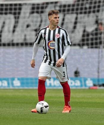 06.05.2017, xovx, Fussball 1.Bundesliga, Eintracht Frankfurt - VfL Wolfsburg, emspor, Guillermo Varela (Eintracht Frankfurt), Freisteller. Frankfurt am Main