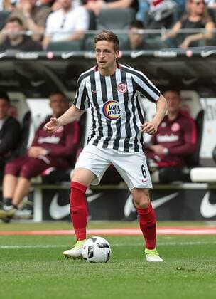 06.05.2017, xovx, Fussball 1.Bundesliga, Eintracht Frankfurt - VfL Wolfsburg, emspor, Bastian Oczipka (Eintracht Frankfurt), Freisteller. Frankfurt am Main