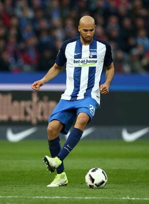 John Anthony Brooks Einzelbild Freisteller Aktion Fußball Fussball DFL Bundesliga Herren Saison 2016 2017 06.05.2017 Hertha BSC Berlin vs. RB Leipzig RBL